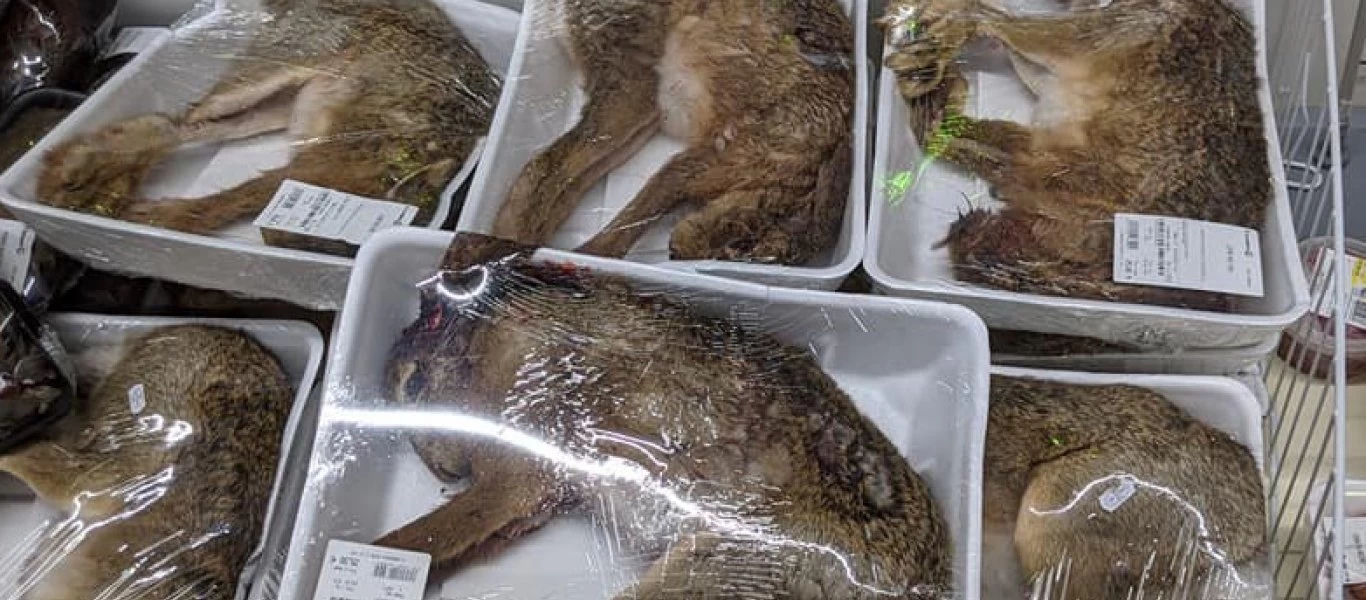 Τραγικά πράγματα στην Γαλλία: Πουλάνε ζωντανά ζώα στα ράφια σούπερ μάρκετ! (φώτο)